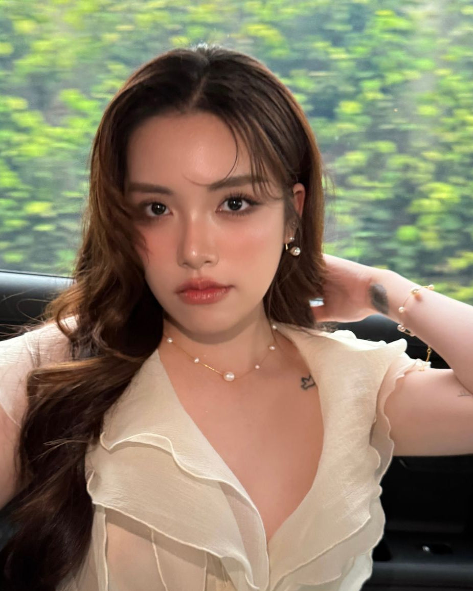 DÂY CHUYỀN PERLAMUSE VÀNG VERMEIL 16K DAINTY NGỌC TRAI TỰ NHIÊN