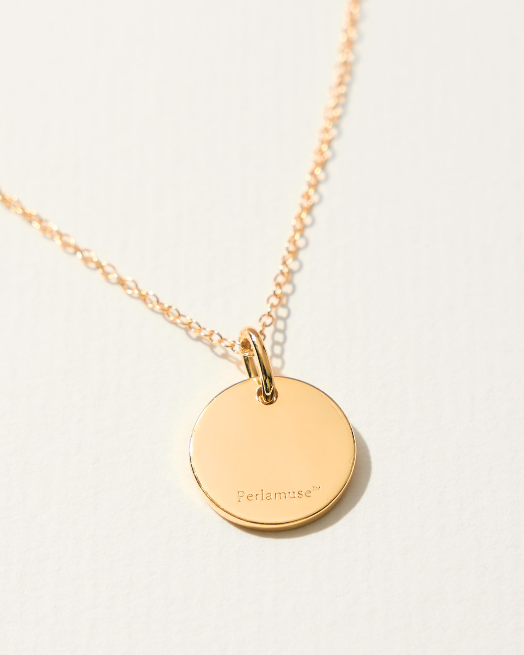 ENGRAVED INITIAL PENDANT NECKLACE