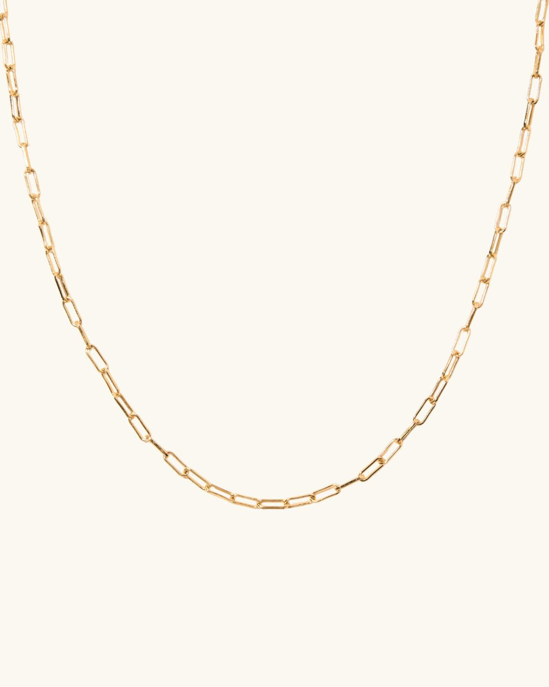 SMALL PAPERCLIP NECKLACE