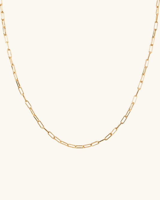 SMALL PAPERCLIP NECKLACE