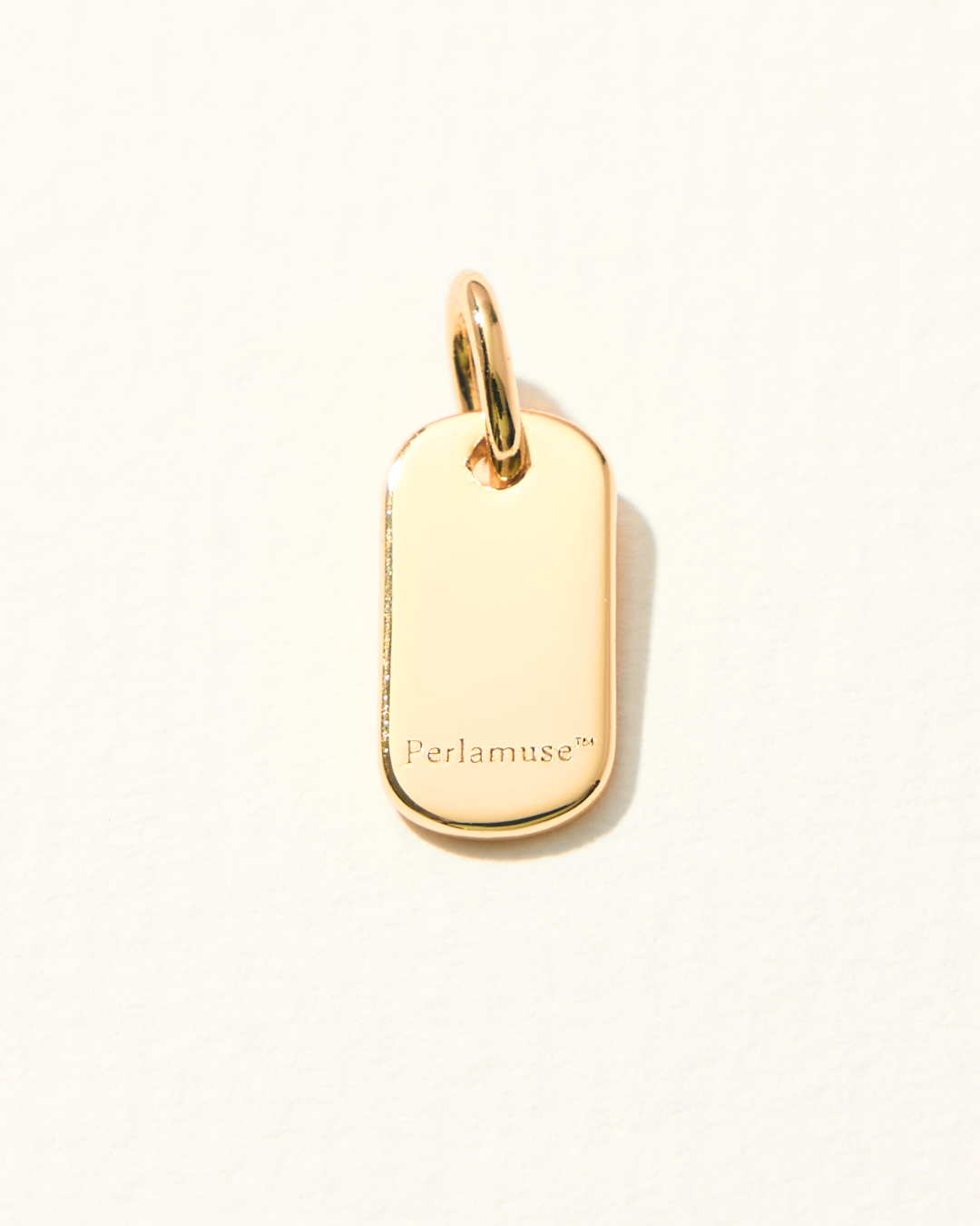 ENGRAVED SMALL NAMETAG CHARM