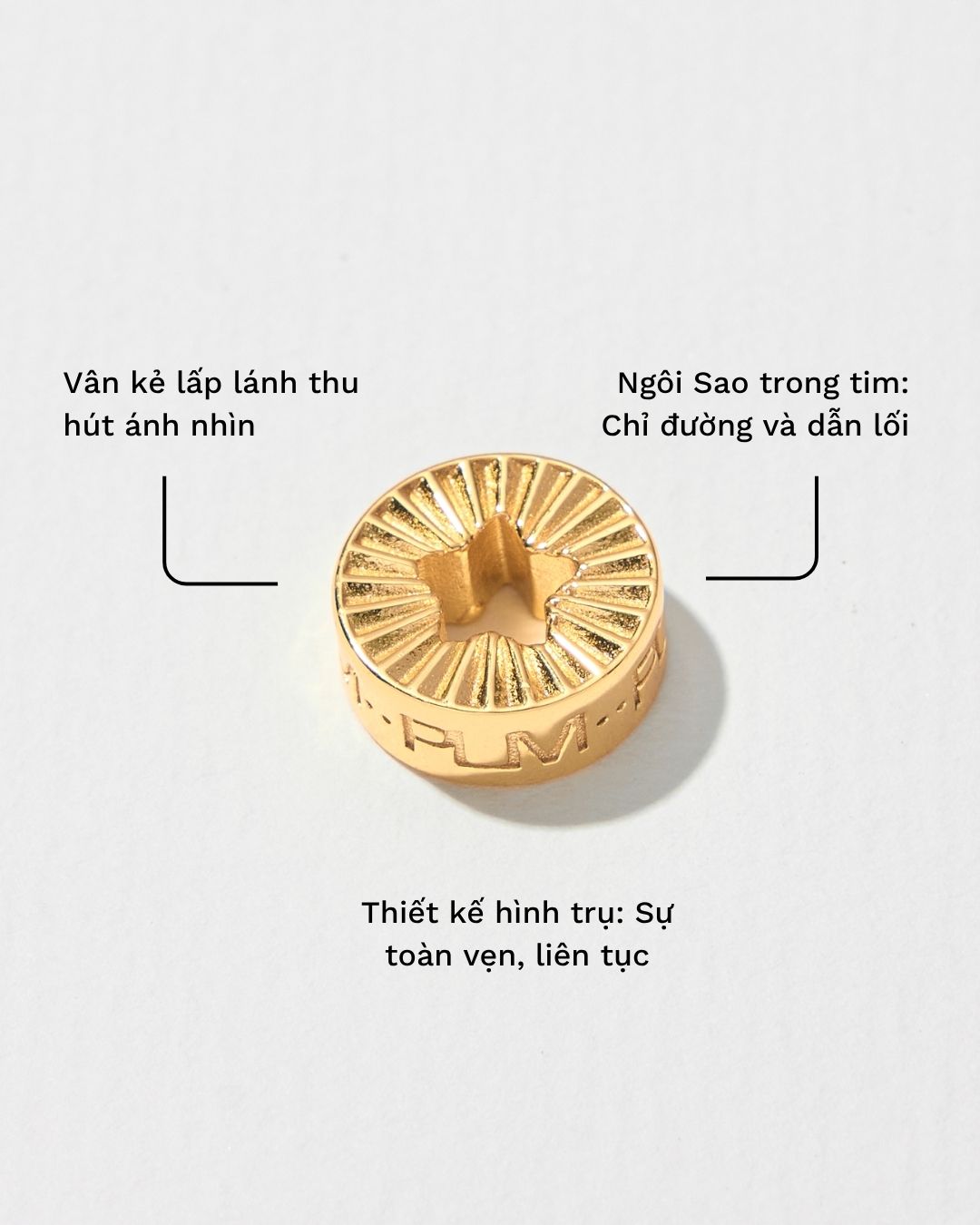 VÒNG TAY SIMPLE STAR MẢNH VÀNG VERMEIL 16K CAO CẤP