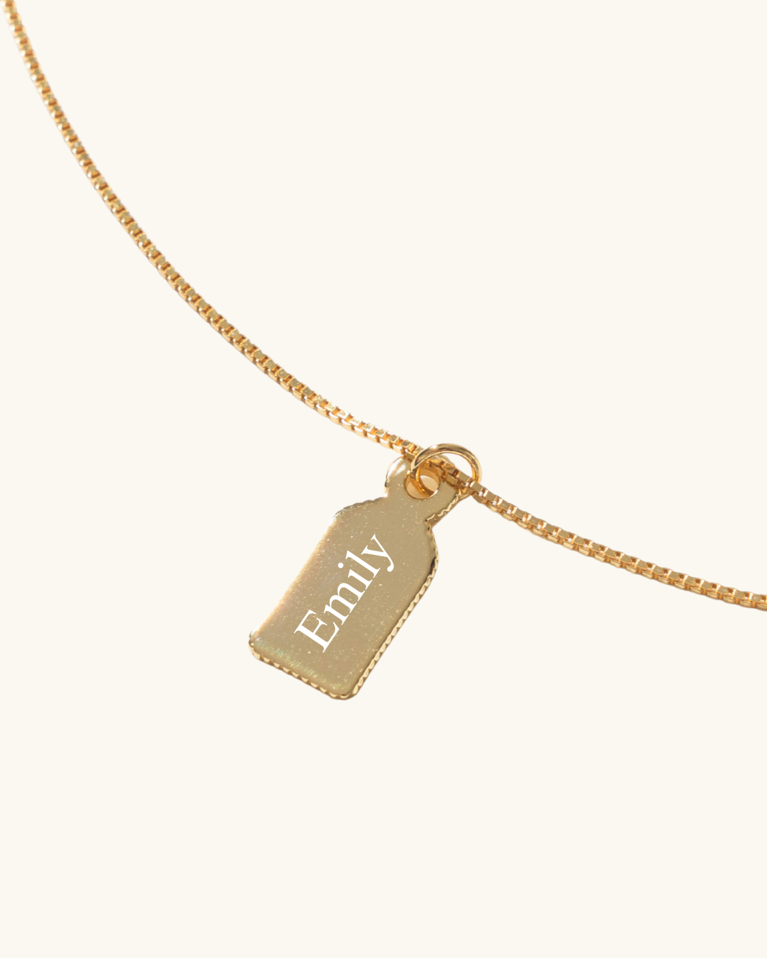 ENGRAVED NAME TAG NECKLACE