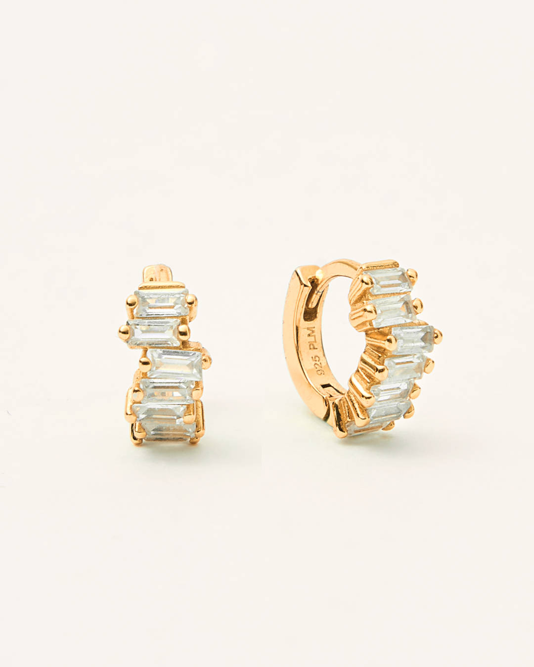 MINI DIAMOND HOOP EARRINGS