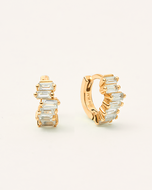 MINI DIAMOND HOOP EARRINGS