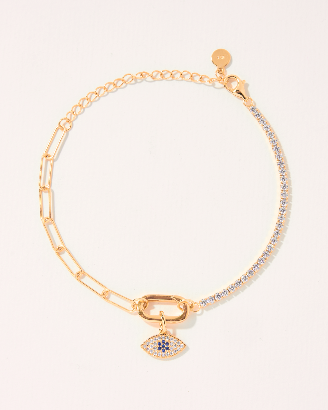 GLITTER EVIL EYE CHARM