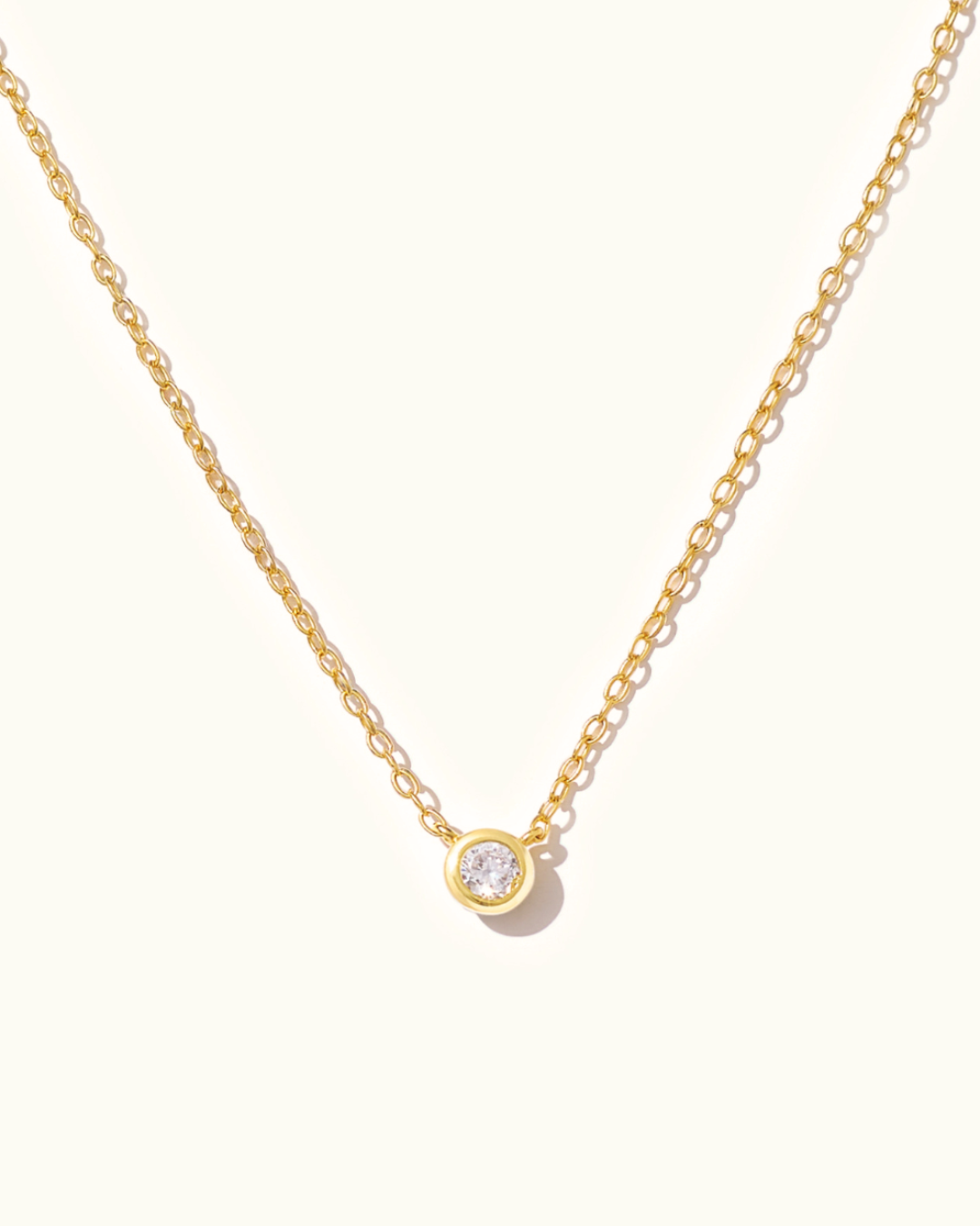 FOCUS SINGLE STONE NECKLACE