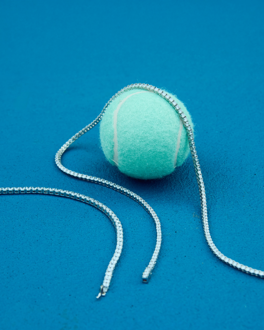 DÂY CHUYỀN PERLAMUSE TENNIS CHUỖI ĐÁ MOISANITE 3MM
