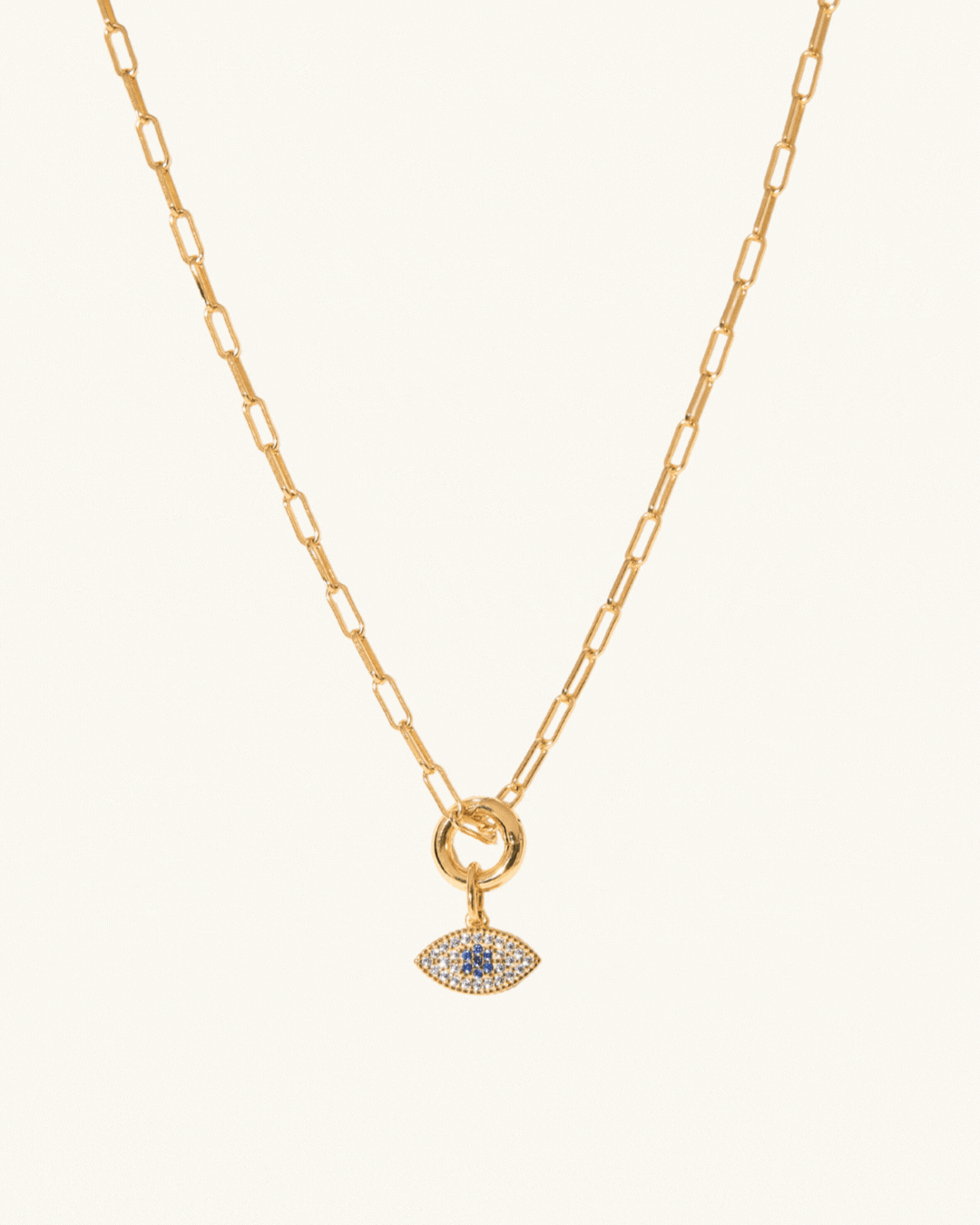 SMALL PAPERCLIP NECKLACE