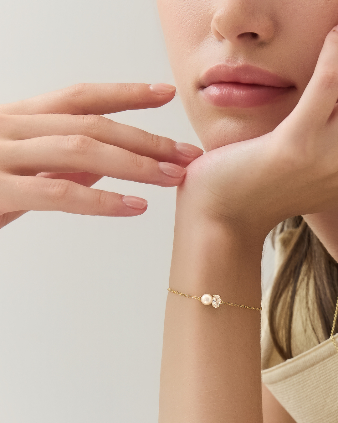 PEARL & DIAMOND BRACELET