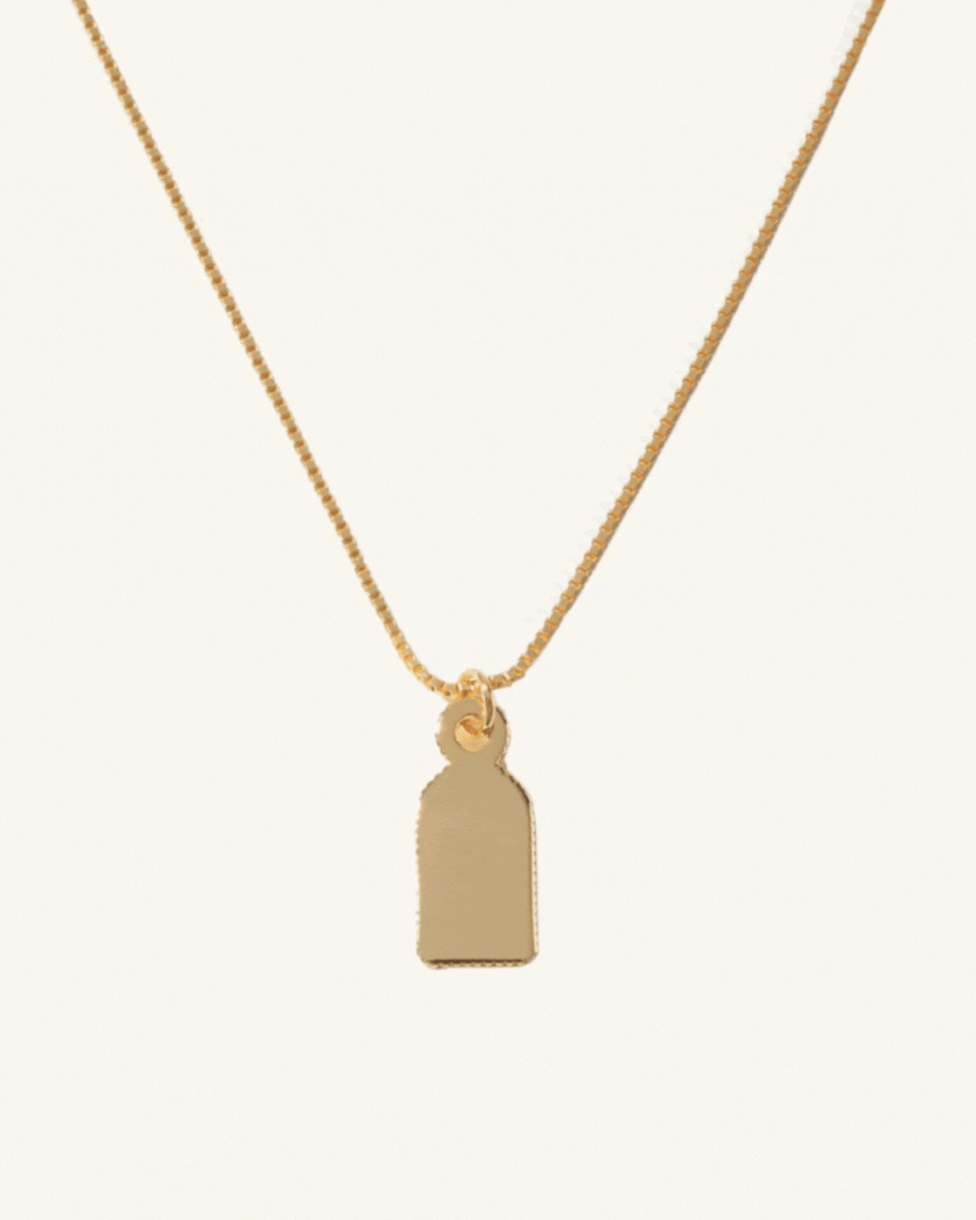 ENGRAVED NAME TAG NECKLACE