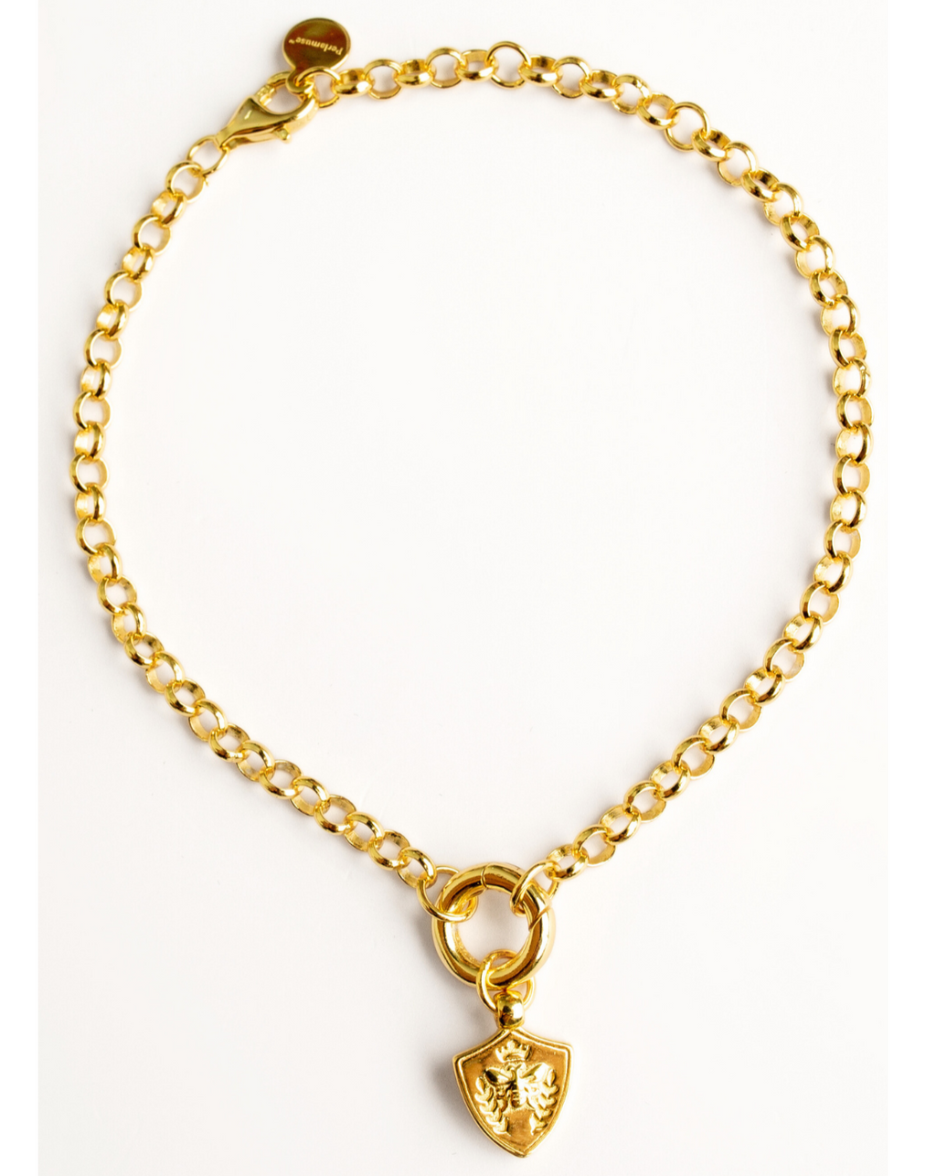 ENGRAVED QUEEN BEE CHARM