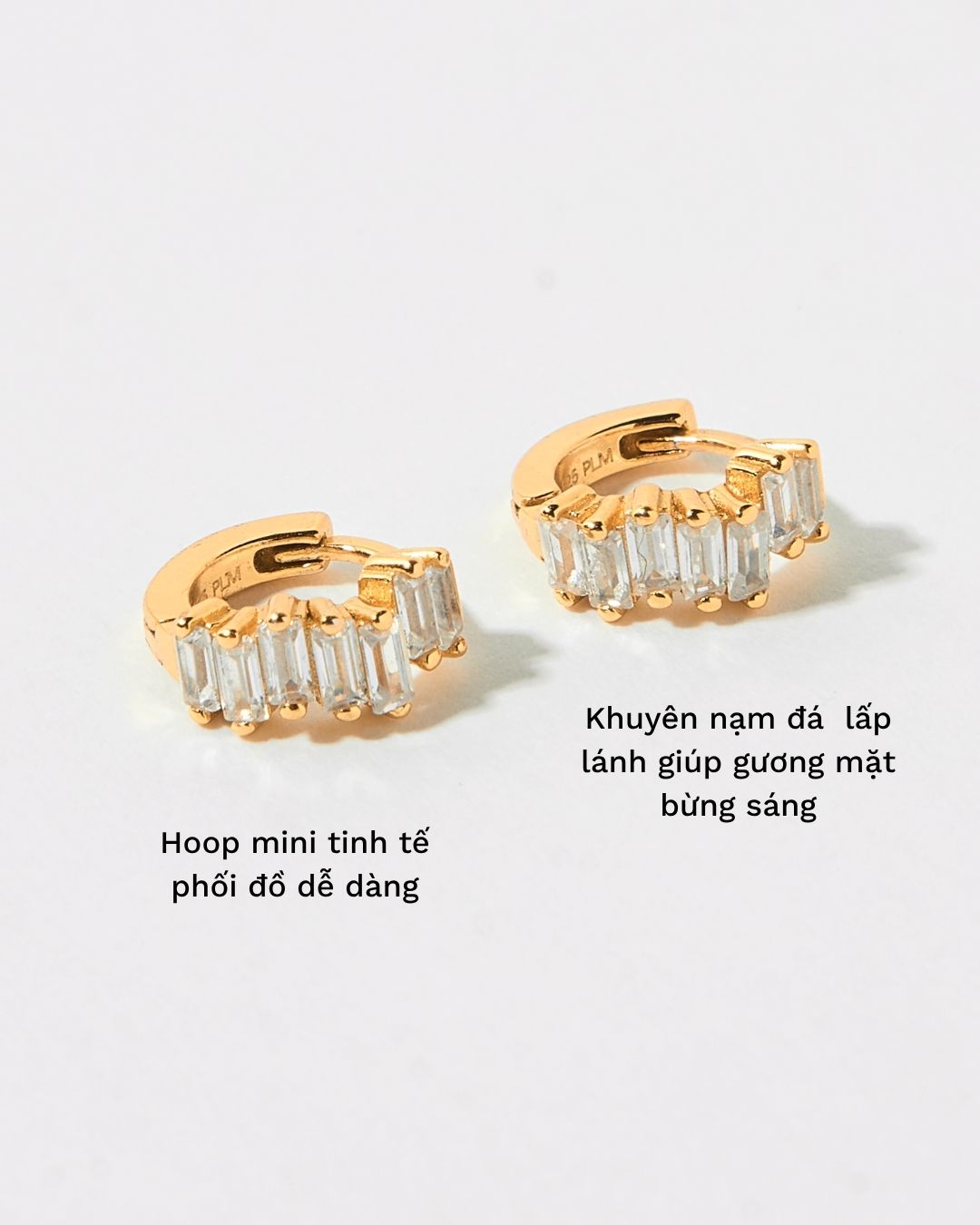 MINI DIAMOND HOOP EARRINGS