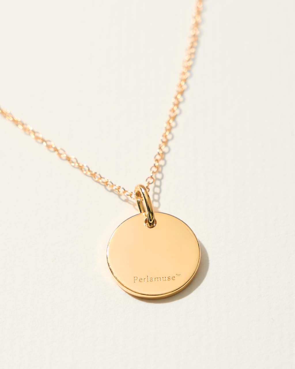 ENGRAVED INITIAL PENDANT NECKLACE