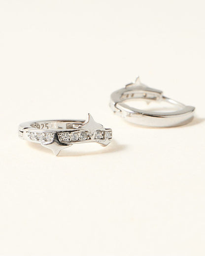 KHUYÊN TAI PERLAMUSE BẠC STERLING MINI STARSHINE