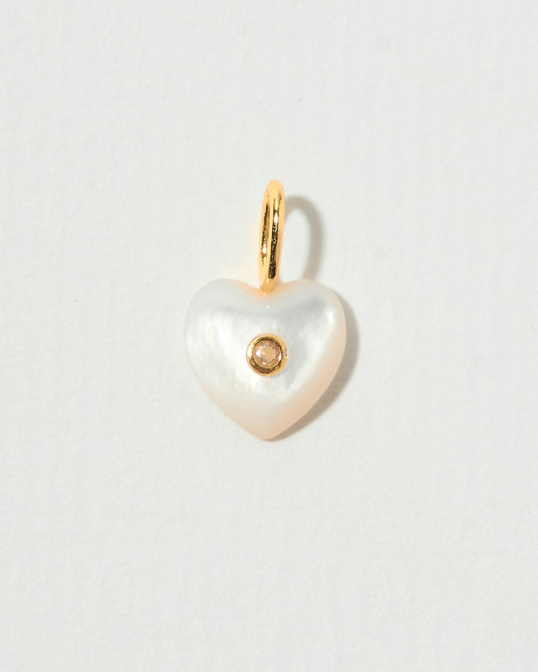 PEARL HEART DOT CHAIN NECKLACE