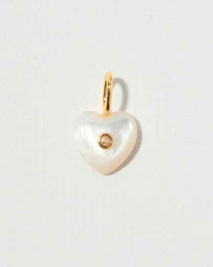 PEARL HEART DOT CHAIN NECKLACE