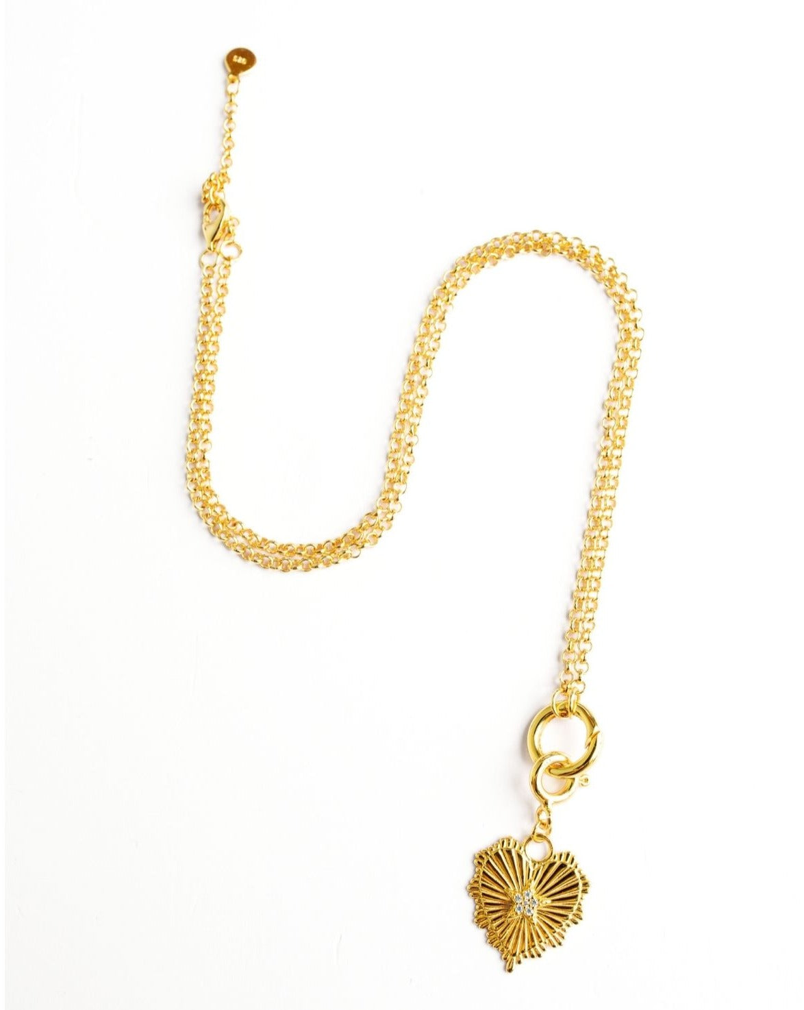 New Rolo Chain Necklace With Charm