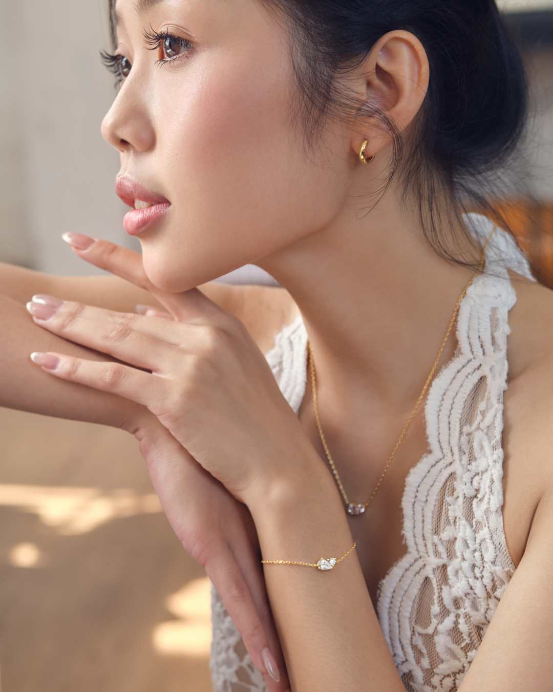 HARMONY 2-STONE NECKLACE
