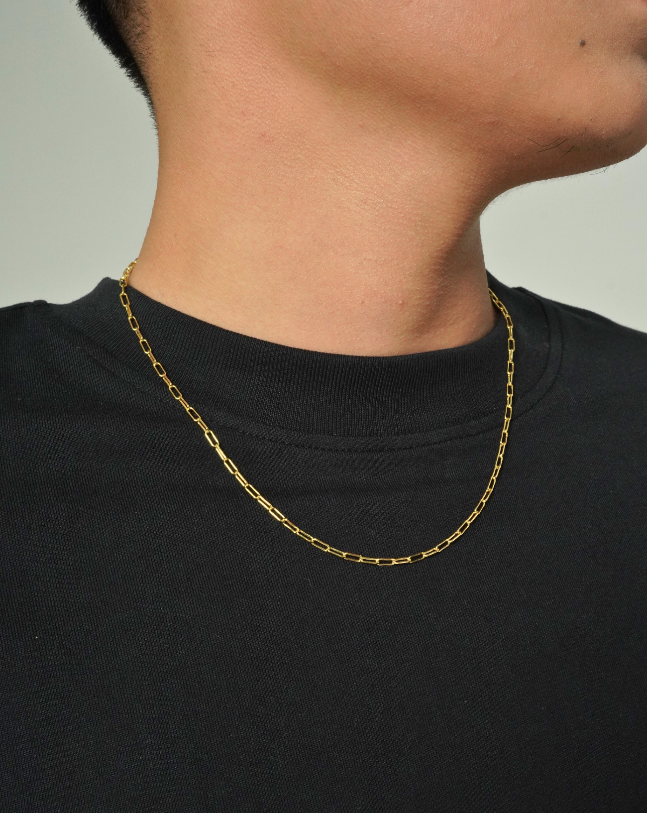 NEW MINI PAPPERCLIP CHAIN NECKLACE