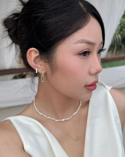 MIRA PEARL HOOPS 