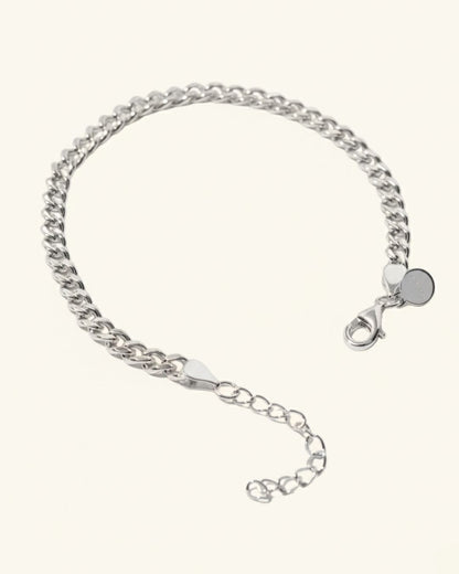 SILVER CHAIN LINK BRACELET