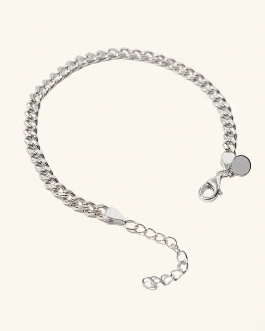 SILVER CHAIN LINK BRACELET