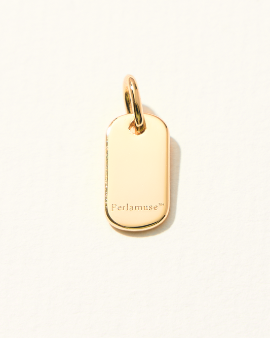 ENGRAVED SMALL NAMETAG CHARM