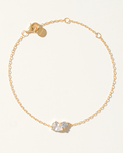 HARMONY 2-STONE BRACELET