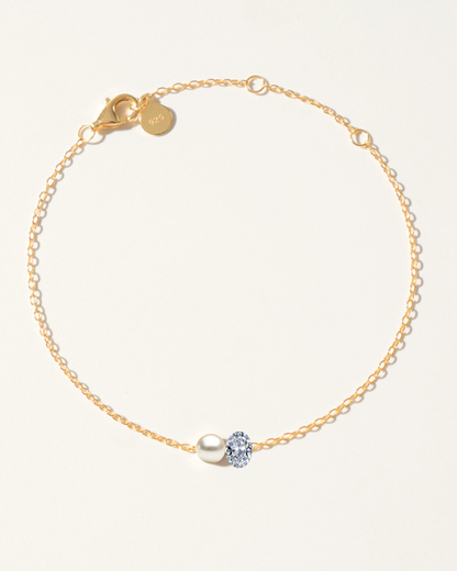 PEARL & DIAMOND BRACELET