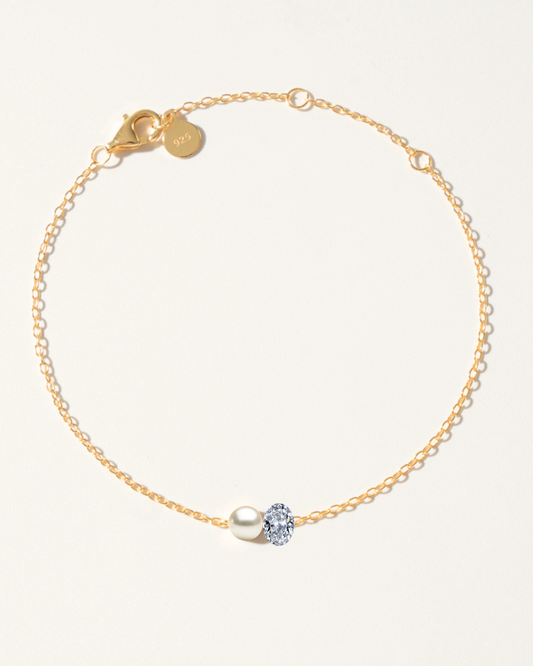PEARL & DIAMOND BRACELET