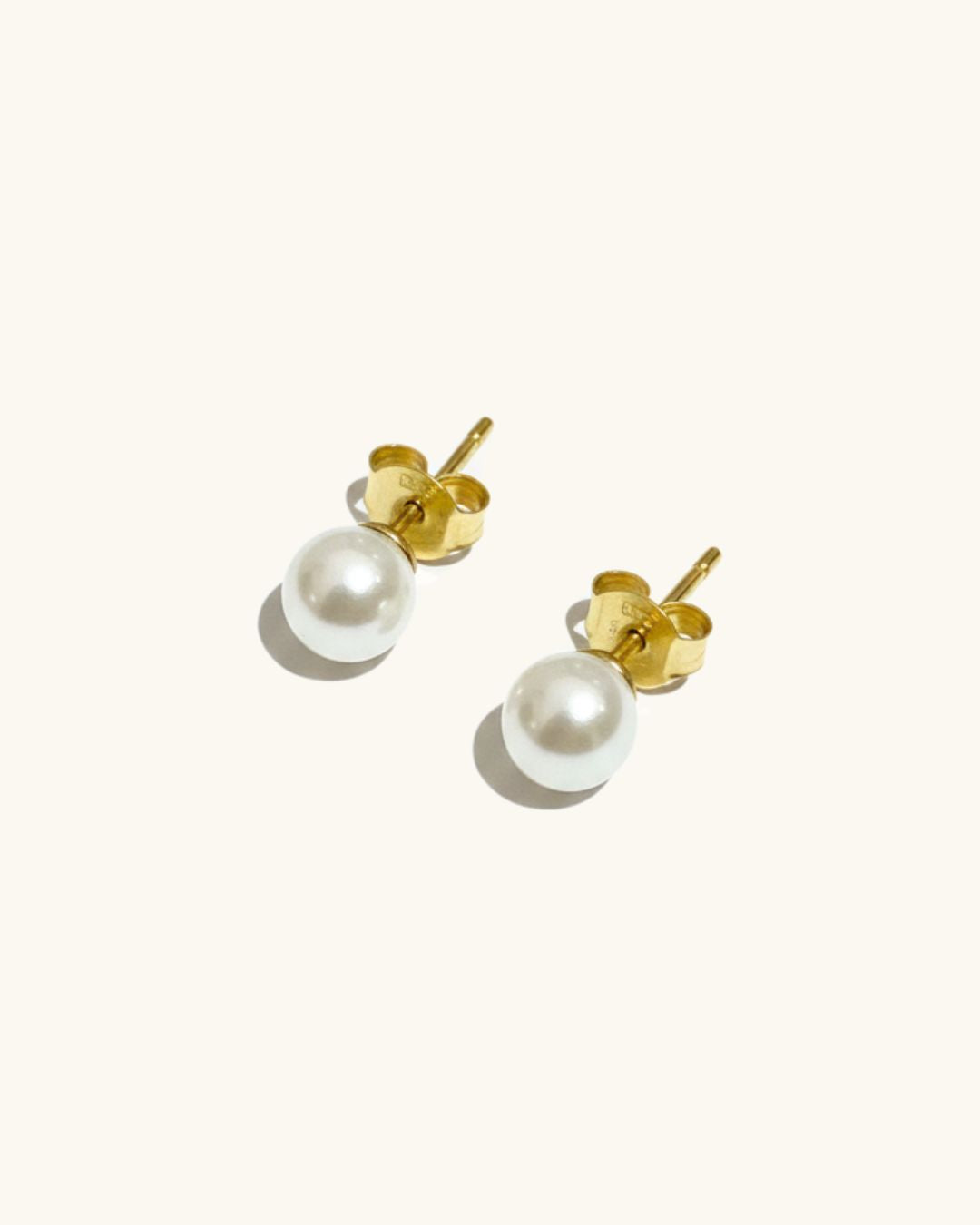 KHUYÊN TAI PERLAMUSE VÀNG VERMEIL 16K NGỌC TRAI IVY PEARL