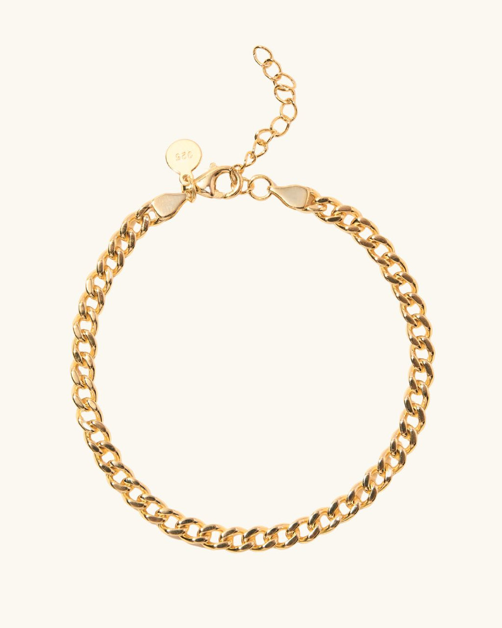 VÒNG TAY PERLAMUSE CUBAN CHAIN LINK 4MM 