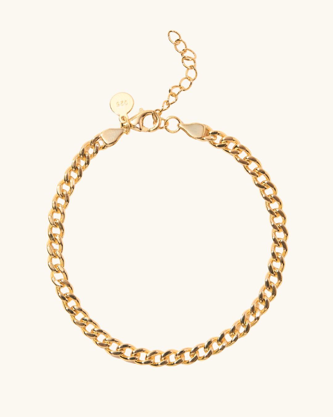 VÒNG TAY PERLAMUSE CUBAN CHAIN LINK 4MM 