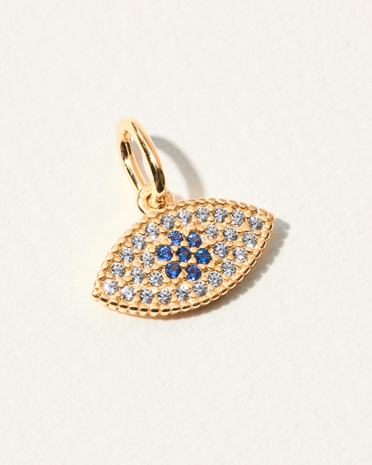 GLITTER EVIL EYE CHARM