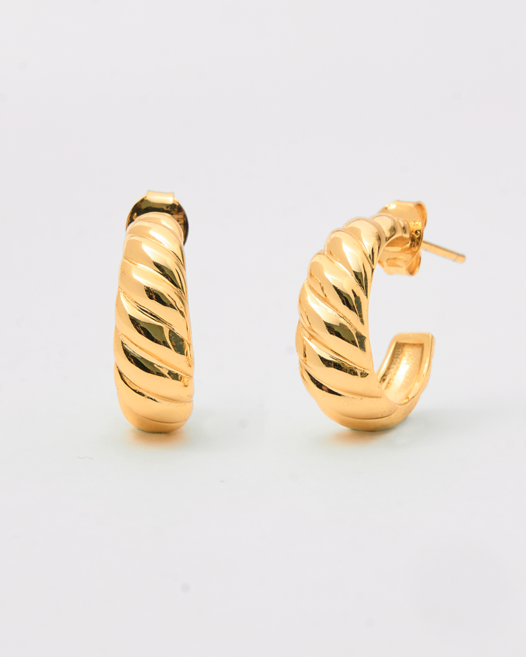 CROISSANT HOOP EARRINGS