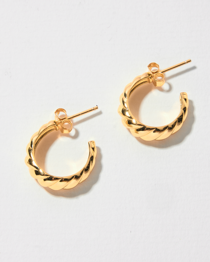 CROISSANT HOOP EARRINGS