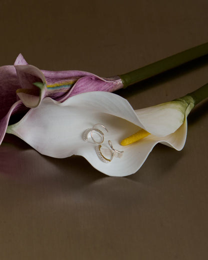 KHUYÊN TAI PERLAMUSE ĐÍNH ĐÁ SPIRAL XOẮN ỐC