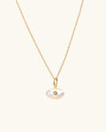 PEARL EVIL EYE NECKLACE