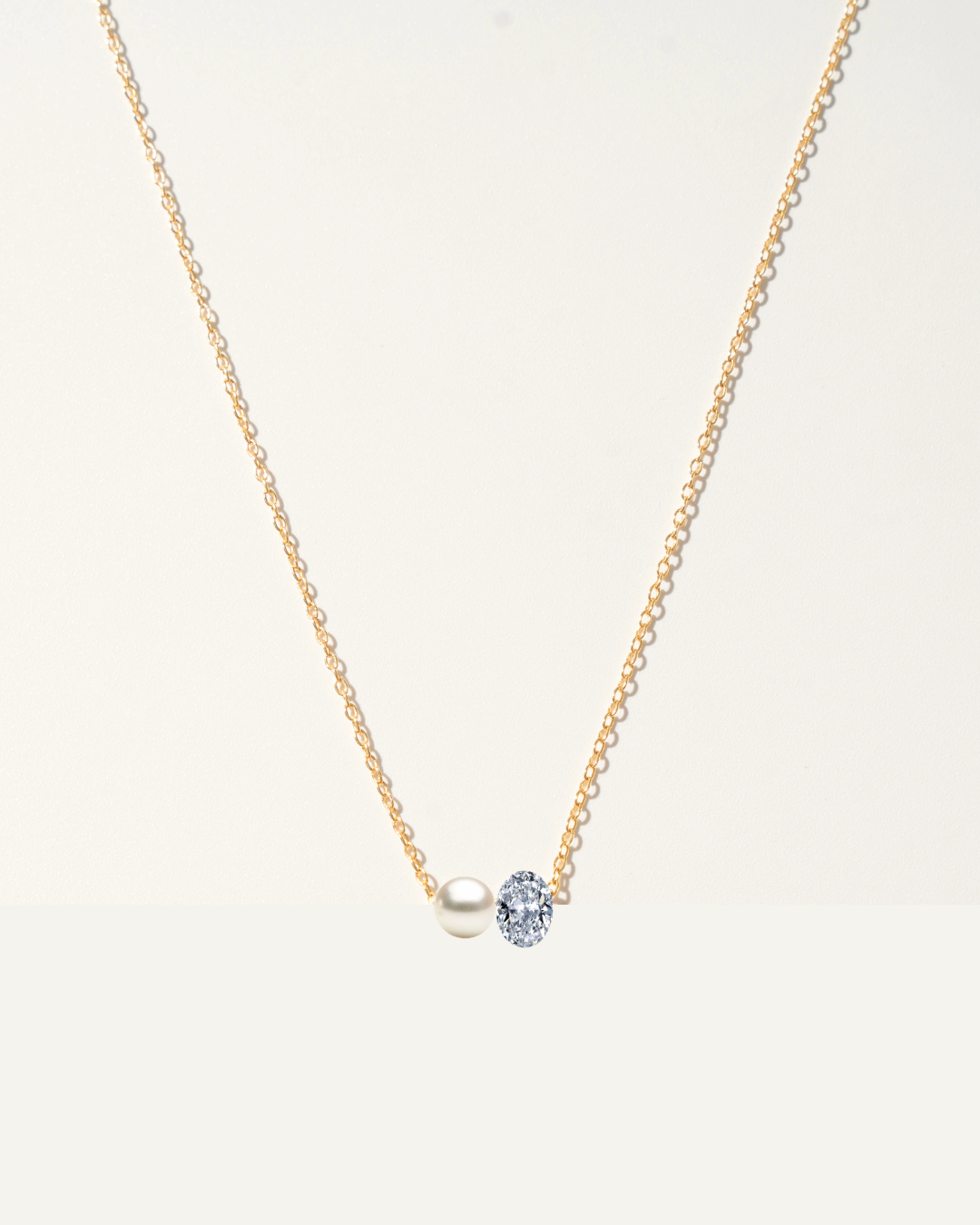 PEARL & DIAMOND  NECKLACE