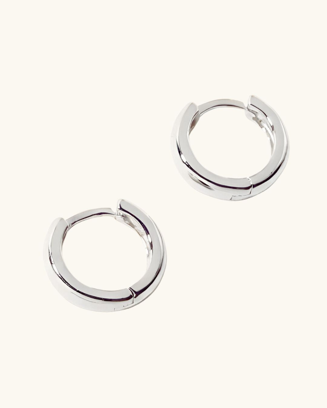 SILVER MINI HUGGIE HOOPS