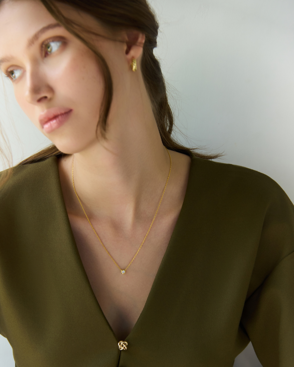 FOCUS SINGLE DIAMOND NECKLACE