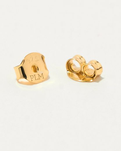 KHUYÊN TAI ĐINH TÁN PERLAMUSE X STUD ĐÍNH ĐÁ VÀNG VERMEIL 16K CAO CẤP