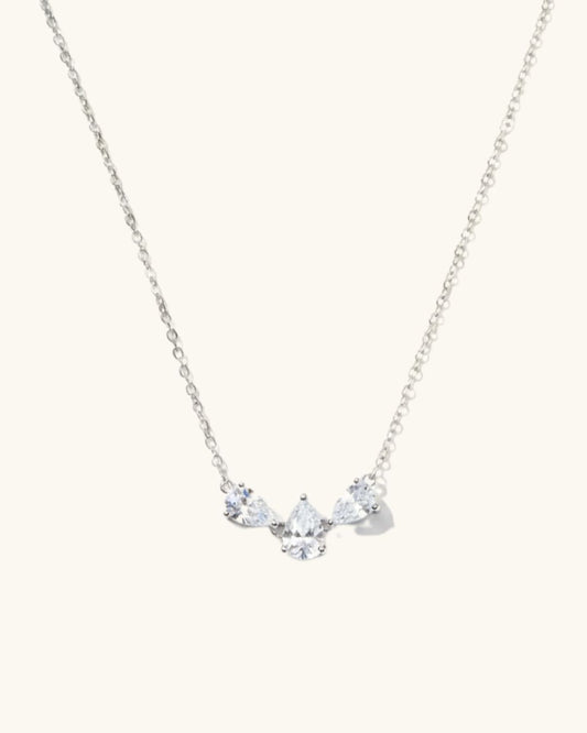 SILVER DELICATE TRIO NECKLACE