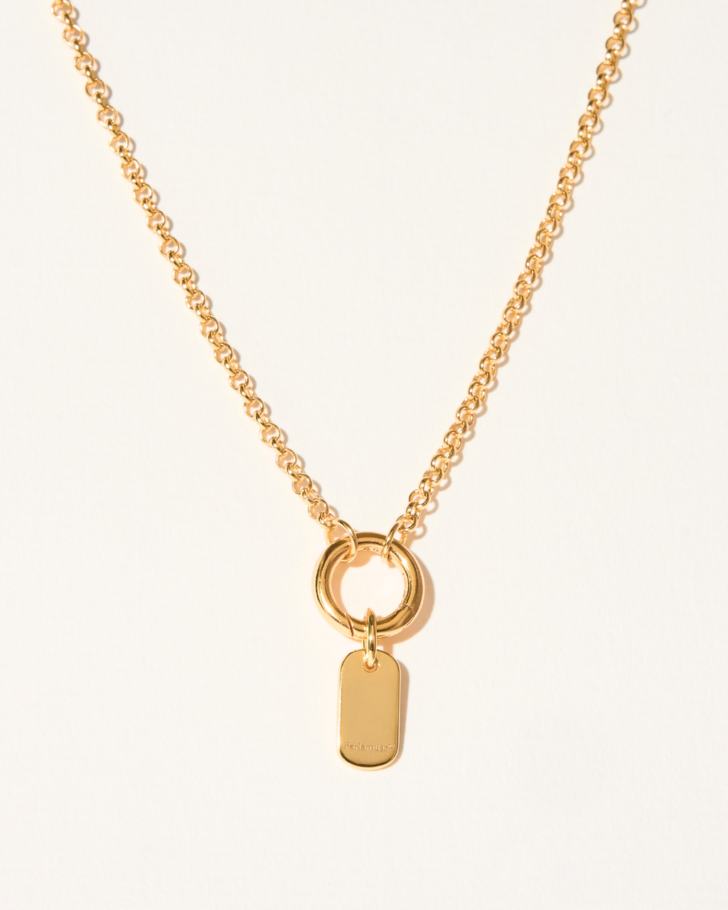 ENGRAVED SMALL NAMETAG CHARM