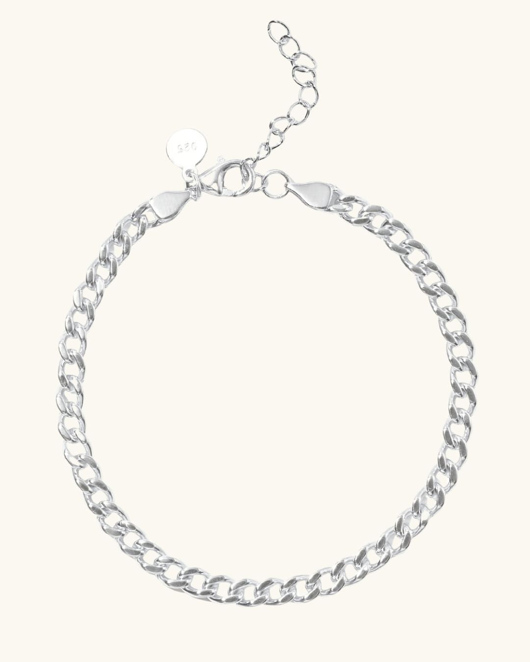 SILVER CHAIN LINK BRACELET