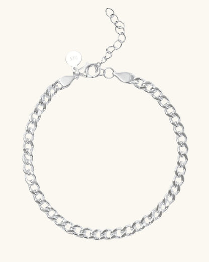 SILVER CHAIN LINK BRACELET