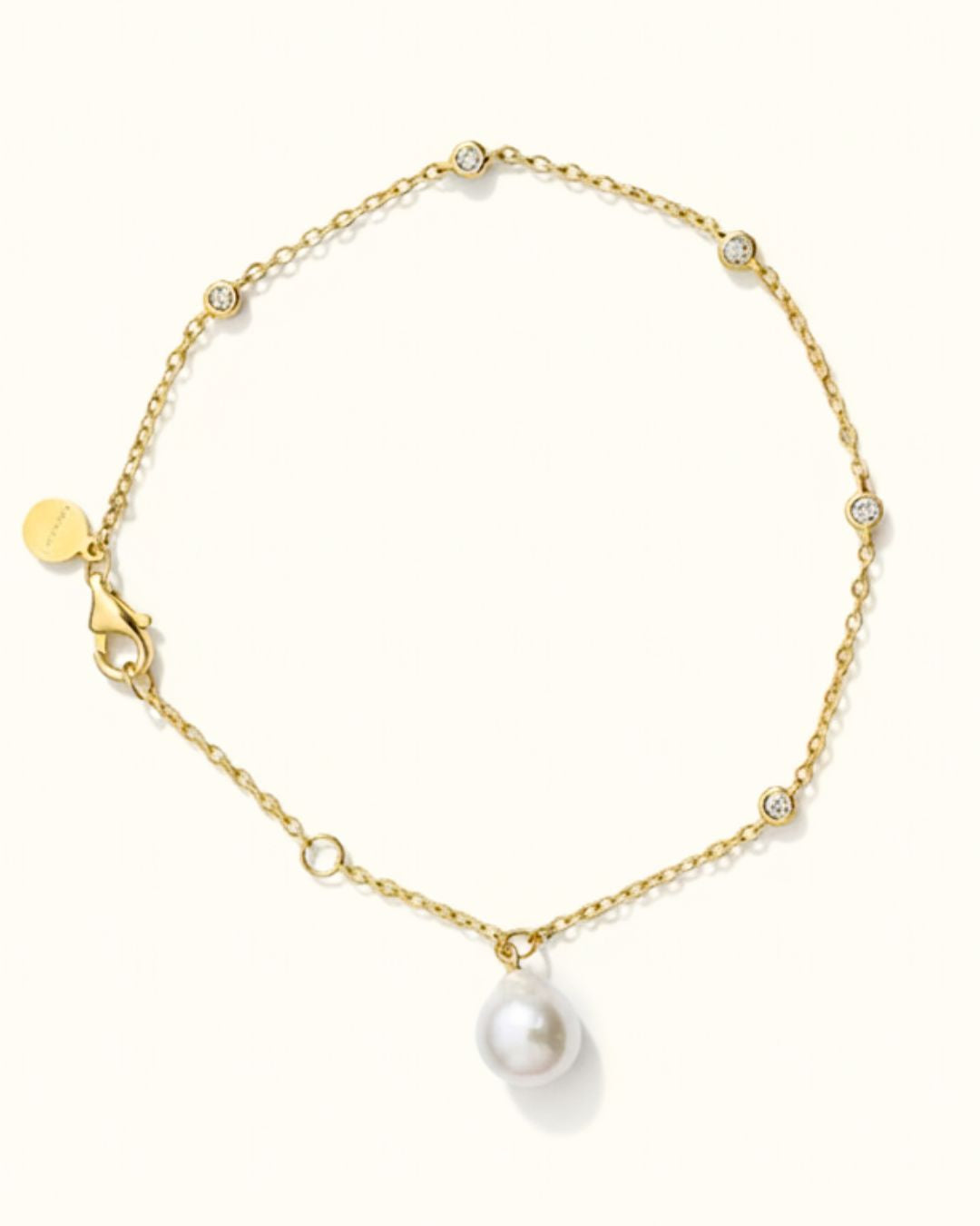 CELESTE PEARL DROP BRACELET