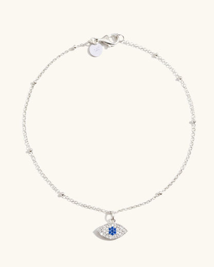 SILVER SATELLITE BRACELET