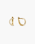 PAVÉ DIAMOMD - C HUGGIE EARRINGS